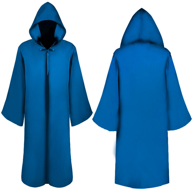 In-Stock Star Wars Cosplay Costume Jedi Robe Cosplay Festival Costume Hooded Cloak Outerwear Set