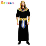 Halloween Holiday Party Pharaoh Queen Cosplay Costume Egyptian Black Festival Halloween Party Costume
