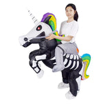 Cross-Border Trade Halloween Costume Party Props Riding Animal Cute Horse Inflatable Costume Theme Party