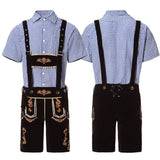 Halloween Costume Wish German Oktoberfest Costume Men's Overalls Suit Adult Stage Cosplay Costume