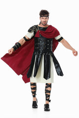 Subaru Halloween Ancient Roman Warrior Shield Sword Gladiator Cosplay Role Play Costume Parent-Child Outfit