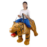 Halloween Muscular Tyrannosaurus Rex Dinosaur Inflatable Suit Holiday Party Funny Doll Inflatable Costume Cosplay Costume