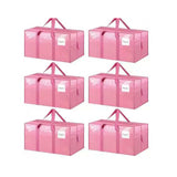 Cross-border pe portable transparent woven bag moving large capacity storage bag cotton quilt storage bag luggage bag packing bag