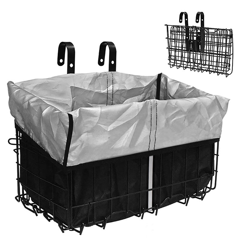 Factory wholesale bicycle basket waterproof lining waterproof dust cover bicycle basket protection cover
