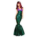 Halloween Costume Adult Mermaid Cosplay Costume Princess Dress Sexy Chest-Wrapped Evening Dress Ds Performance Costume