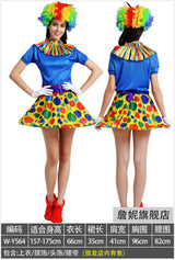 Adult Clown Performance Costume Birthday Party Magic Performance Masquerade Sexy Dress Female Clown Costume