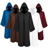 In-Stock Star Wars Cosplay Costume Jedi Robe Cosplay Festival Costume Hooded Cloak Outerwear Set
