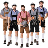 Halloween Costume Wish German Oktoberfest Costume Men's Overalls Suit Adult Stage Cosplay Costume