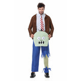 2025 New Halloween Zombie Cosplay Costume Plants Vs. Zombies Funny Stage Performance Costume Set