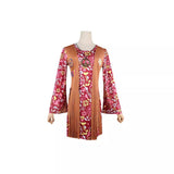 Fringed hippie costume cross-border women's retro hippie costume dress halloween cos costume spot