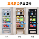 Fabric multi-layer storage hanging bag wall hanging door sundries storage bag dormitory upper hanging storage bag wholesale