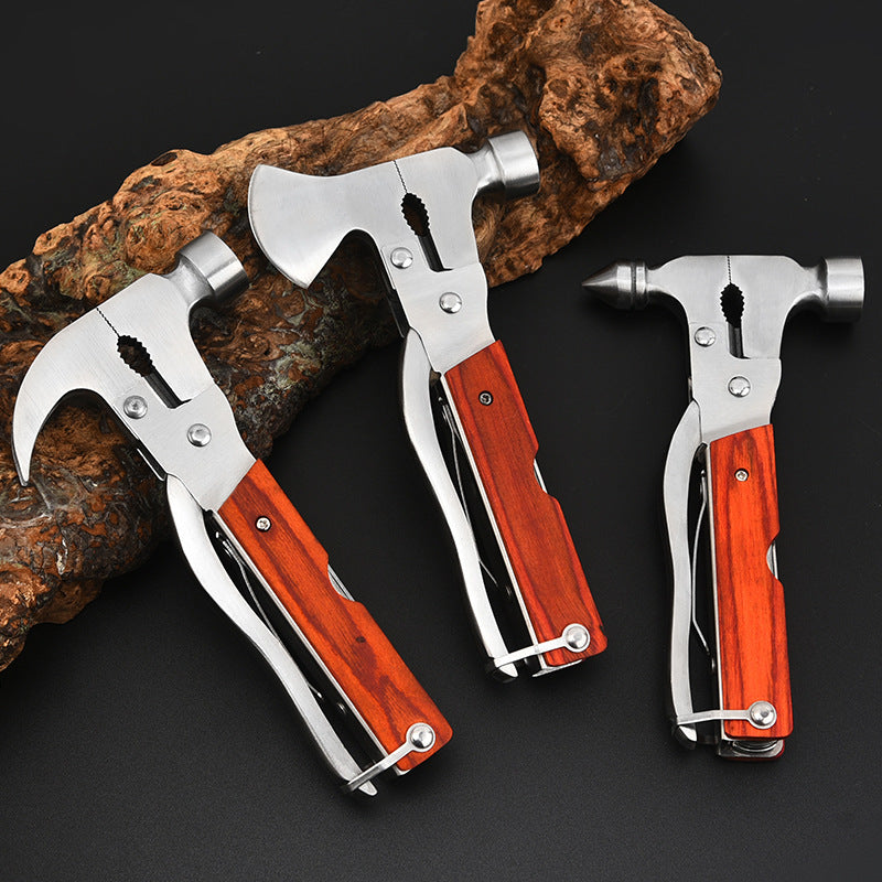 Factory direct supply multi-function axe hammer portable outdoor tool car life-saving hammer broken window hammer multi-function hammer