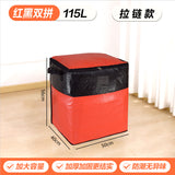 Cross-Border Moving Storage Bags, Organizing Boxes, Cardboard Boxes, Woven Snakeskin Luggage, Express Delivery Organizing Boxes with Visible Window and Large Capacity
