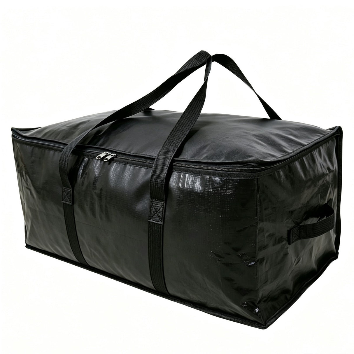 Cross-border pe portable transparent woven bag moving large capacity storage bag cotton quilt storage bag luggage bag packing bag
