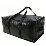 Cross-border pe portable transparent woven bag moving large capacity storage bag cotton quilt storage bag luggage bag packing bag