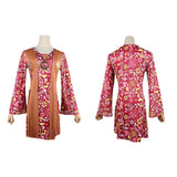 Fringed hippie costume cross-border women's retro hippie costume dress halloween cos costume spot