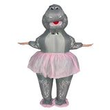 Cross-Border Trade Halloween Costume Party Props Riding Animal Cute Horse Inflatable Costume Theme Party