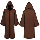 In-Stock Star Wars Cosplay Costume Jedi Robe Cosplay Festival Costume Hooded Cloak Outerwear Set