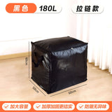 Cross-Border Moving Storage Bags, Organizing Boxes, Cardboard Boxes, Woven Snakeskin Luggage, Express Delivery Organizing Boxes with Visible Window and Large Capacity