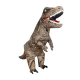 Halloween Muscular Tyrannosaurus Rex Dinosaur Inflatable Suit Holiday Party Funny Doll Inflatable Costume Cosplay Costume