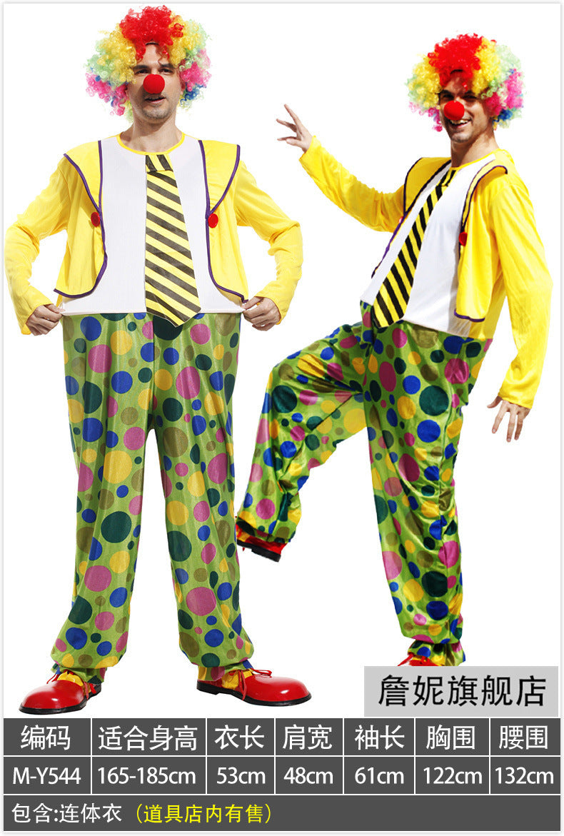 Adult Clown Performance Costume Birthday Party Magic Performance Masquerade Sexy Dress Female Clown Costume