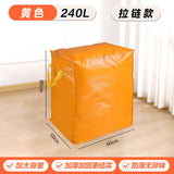 Cross-Border Moving Storage Bags, Organizing Boxes, Cardboard Boxes, Woven Snakeskin Luggage, Express Delivery Organizing Boxes with Visible Window and Large Capacity