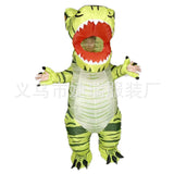 Halloween Muscular Tyrannosaurus Rex Dinosaur Inflatable Suit Holiday Party Funny Doll Inflatable Costume Cosplay Costume