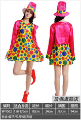 Adult Clown Performance Costume Birthday Party Magic Performance Masquerade Sexy Dress Female Clown Costume