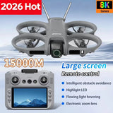 2026 NEW Z906 Drone 8K HD Camera FPV Quadcopter with Screen Remote Control 5G WIFI Aerial Photography RC Dron Toy For Child Gift