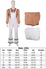 ABAB Costume Cosplay Disguise ABAB Girl Anni AgnItha Benny Bjorn Cosplay 70s Women Men Vintage Shirt Halloween Carnival Suit