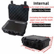 1pc Waterproof Hard Carry Case Bag Tool Case With Pre-cut Sponge Stora UK