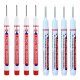 Long Nib Head Waterproof Decoration Markers (Multi-purpose, 8Pcs/Set, 20mm depth, Red, Blue, Black, Green, White)