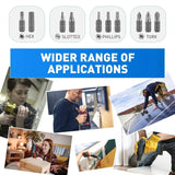33 PCS Damaged Screw Extractor Kit with Sleeve Extension Drill Bit for Universal Guillotine Bolt Removal Screw Removal Tool