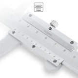 150MM 0-6" Marking Vernier Caliper High Accuracy Micrometer Stainless Steel Gauge Measuring Instrument Tools with Protective Box