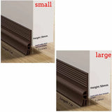 28/50mm Height Door Bottom Weatherstripping Windproof Dust Insect Prevention Self-Adhesive Triple-Thickening Window Seal Strip