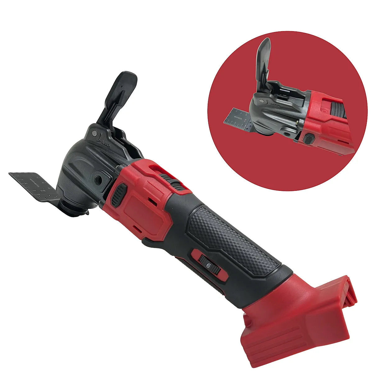 Brushless Oscillating Multi Function Tool 6 Gears Cordless Vibration Trimmer Cutting Saw Tools For Milwaukee 18V Battery