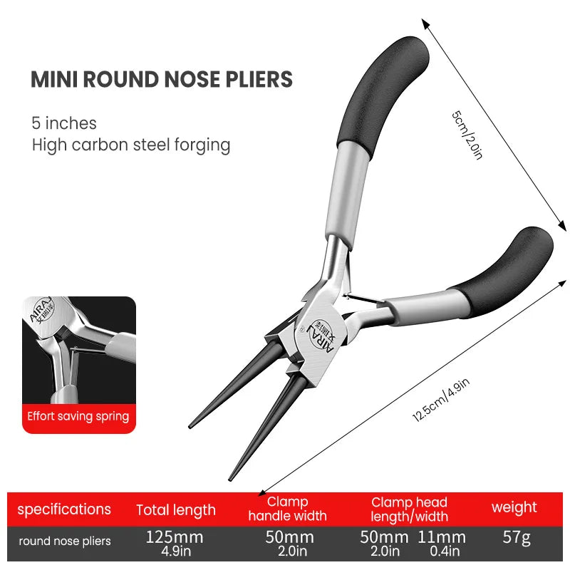 AIRAJ Mini Cutting Pliers Multi-Function Electrical Wire Cable Cutters Tools Stainless Steel Nipper Side Shear Snips Hand Tools
