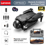 Lenovo D18 GPS Drone 8K Aerial HD Dual Camera Intelligent Obstacle Avoidance Brushless Power 5G WIFI GPS Return Screen RC Drone
