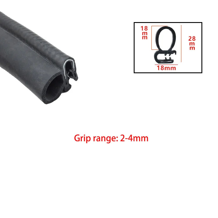 1/3meter Door Edge Guard Rubber Sealing Strip U Type Hardwearing Car Ship Dustproof Trim Soundproofing Waterproof Sealings Parts