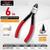 DELIXI ELECTRIC Nozzle Pliers  Electronic Pliers Industrial Scissors Diagonal Pliers，for CuttingMetalWireCablePlasticsWood