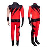 1997 WWE Superstar Wrestler Cosplay Costume Outfit Kids Child Tight Clothes Halloween Jumpsuit WWE Kane Cosplay Mask Suit