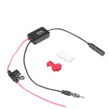 DAB+FM Car Stereo Antenna Aerial Splitter Cable Adapter 12V Radio Signal Amplifier Antenna Signal Booster FM/AM Car Accessories