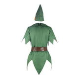 Peter Pan cos clothes green fairy elf clothes cosplay stage performance performance clothes suit