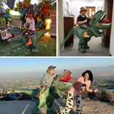 Latest hot selling inflatable riding type Tyrannosaurus rex costume adult Halloween Cosplay party costume funny animal theme
