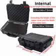 1pc Waterproof Hard Carry Case Bag Tool Case With Pre-cut Sponge Stora UK