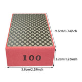 Diamond Hand Polishing Pads Tile Glass Abrasive Grinding Block Pad Stone Marble Ceramic Abrasive Sanding Disc Polisher Tools
