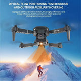 E88 Pro New Upgraded Drone 4K Dual-Camera HD Aerial Photography Dron with Screen Foldable Quadcopter RC Toy for Kids Boys Gifts