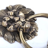 1pcs12cm Large Antique Lion Doorknocker Door Knocker Lionhead Doorknockers Lions Home Decor wooden door knocker