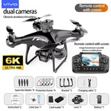 ZFR E55 Drone Mini Dual Camera 8K Aerial HD Profesional Helicopter GPS Positioning Avoidance Bushless Motor Drone UAV