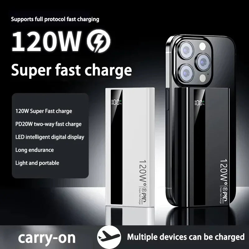 Xiaomi 200000mAh portable power bank 120W fast charging